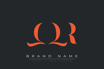QQR abstract letter logo design. This logo is designed by three abstract letters.