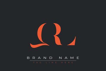 QRL abstract letter logo design. This logo is designed by three abstract letters.