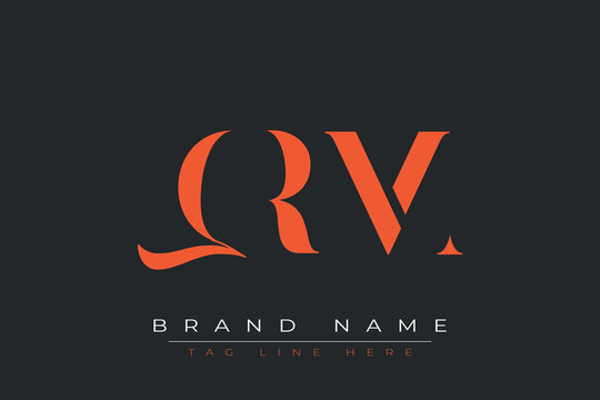 QRM abstract letter logo design. This logo is designed by three abstract letters.