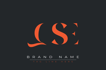 QSE abstract letter logo design. This logo is designed by three abstract letters.