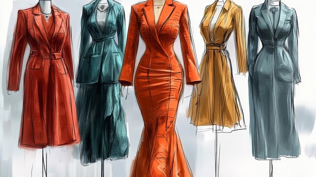 Fashion model showcasing stylish outfits with a playful donut theme in a vibrant studio setting during a photoshoot