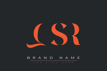 QSR abstract letter logo design. This logo is designed by three abstract letters.