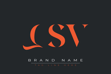 QSV abstract letter logo design. This logo is designed by three abstract letters.