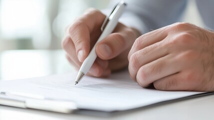 Small Business Owner Reviewing Grant Requirements for Funding Grants