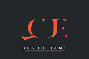 QUE abstract letter logo design. This logo is designed by three abstract letters.