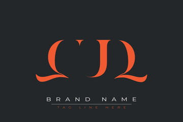 QUQ abstract letter logo design. This logo is designed by three abstract letters.