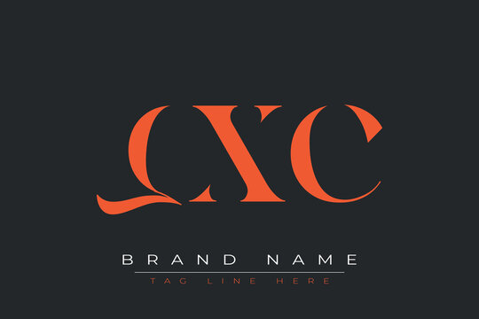 QXC abstract letter logo design. This logo is designed by three abstract letters.