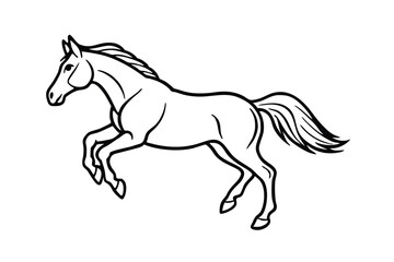 Obraz premium horse vector illustration