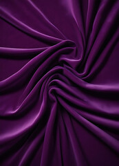  Luxurious Purple Satin Fabric Draped Elegantly