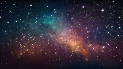 Fototapeta premium space background with stars