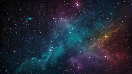 Obraz premium space background with stars