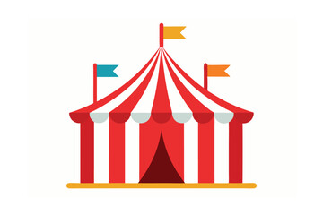circus tent vector illustration