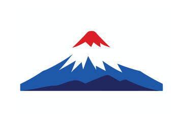 mountain fuji and cherry tree