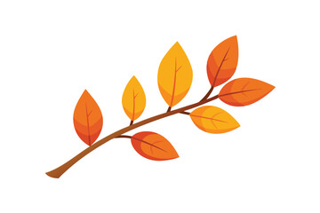 Naklejka premium autumn leaves isolated on white