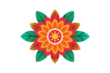 Fototapeta premium vector illustration of an abstract flower