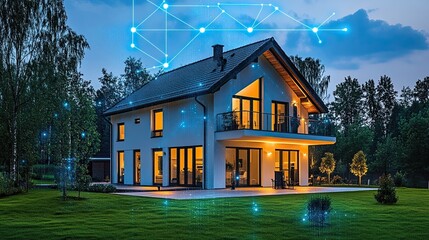 The Internet of Things (IoT) enabling smarter homes and businesses through connected devices, sensors, and automation systems that create efficient and personalized living environments.