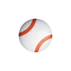 Naklejka premium sport Essentials: blue Icon – Minimalist Athletic Vector Icons for sport, Fitness & Gym Equipment baseball ball
