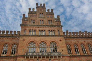 Chernivtsi National University in winter, Ukraine.