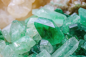 Aventurine is a shimmering quartz crystal known for its sparkling inclusions and soothing energy
