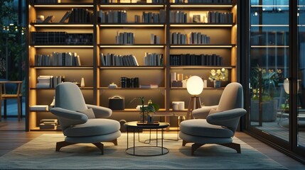 A workspace designed for mental wellness, balance, and stress reduction.