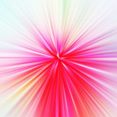 Fototapeta premium Colorful zoom motion effect. Abstract background. Color lines. Colored texture backdrop and banner. Multi color gradient pattern and textured wallpaper.