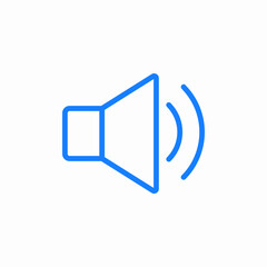 loud sound icon sign vector