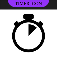 Timer and stopwatch vector icons set. Countdown timer vector icons. Time management. Deadline, punctuality and time management and optimization Countdown 5, 10, 20, 30, 60 minutes. Vector illustration
