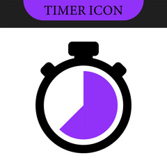Timer and stopwatch vector icons set. Countdown timer vector icons. Time management. Deadline, punctuality and time management and optimization Countdown 5, 10, 20, 30, 60 minutes. Vector illustration