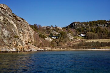 lake in the mountains