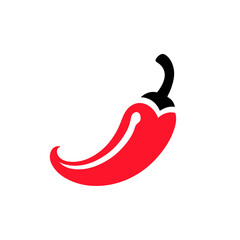 Red Hot Chili Pepper Illustration with Spice and Heat Elements