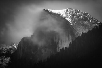 the mist on half dome