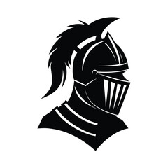 knight helmet silhouette art 