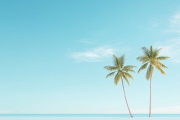 Fototapeta premium tropical beach nature scene coastal environment