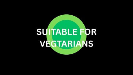 suitable for vegetarians 