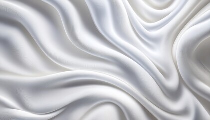 Obraz premium abstract soft image of white silk fabric cloth surface background