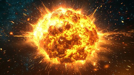 Fiery Explosion, Energy Burst, Dynamic Power