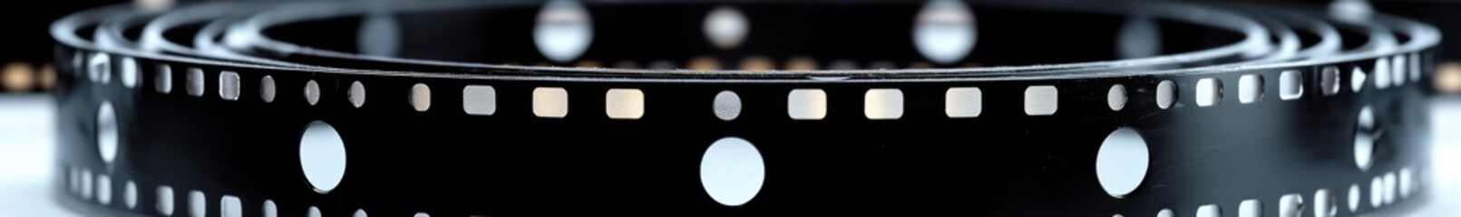 Vintage Film Reel Close Up