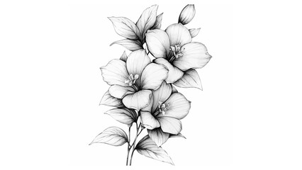 Gallery-Magic Flowers: Relaxing Coloring Pages for Adults and Teens" in Vintage Style