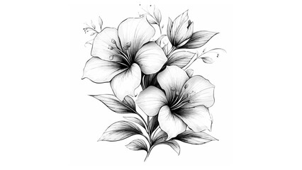 Gallery-Magic Flowers: Relaxing Coloring Pages for Adults and Teens" in Vintage Style