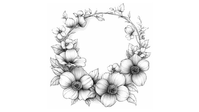 Gallery-Magic Flowers: Relaxing Coloring Pages for Adults and Teens" in Vintage Style
