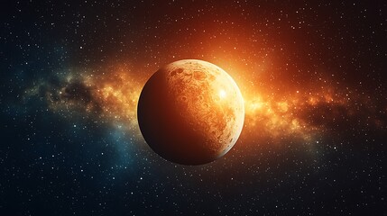 Fiery Planet Nebula Cosmic Vista