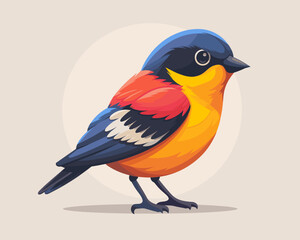 Fototapeta premium illustration of a bird