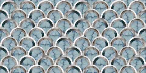 mermaid scales. Watercolor fish scales. Underwater sea pattern. 