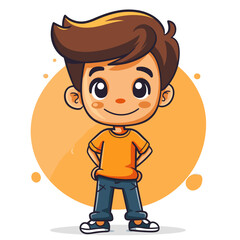 Obraz premium cartoon character of a man
