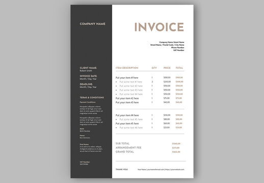 Invoice Payment Layout