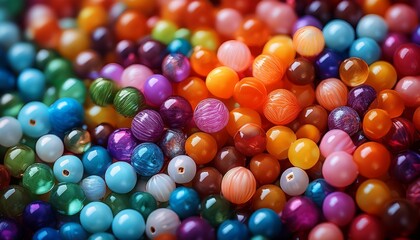 Obraz premium multicolored beads