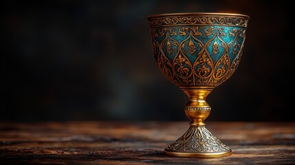 Ornate Vintage Chalice: A Timeless Masterpiece