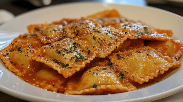 Rustic charm: Tomato-sauced ramekins nestled on a wooden table. A simple, comforting Italian-inspired dish