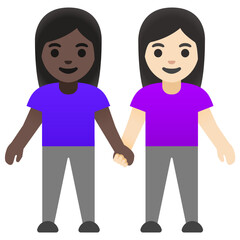 Women Holding Hands (Full Body)
