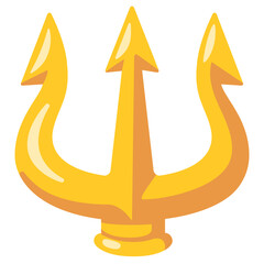 Naklejka premium Trident Emblem